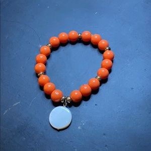 Orange Ball Bracelet